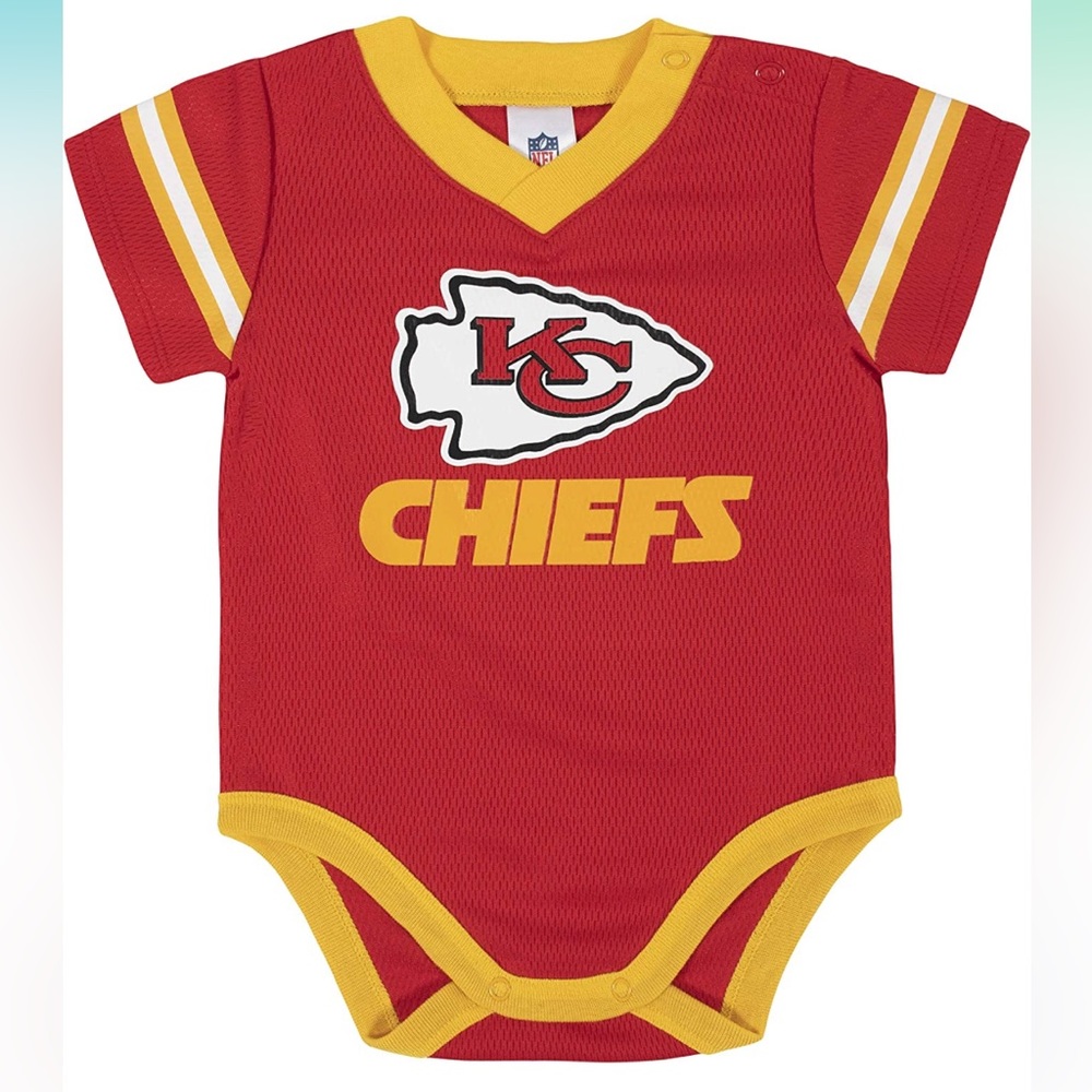 Kansas City Chiefs football 0-3 newborn Jersey